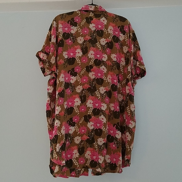 Rare acacia mombasa lei day blouse shirtdress P XS - Picture 9 of 15